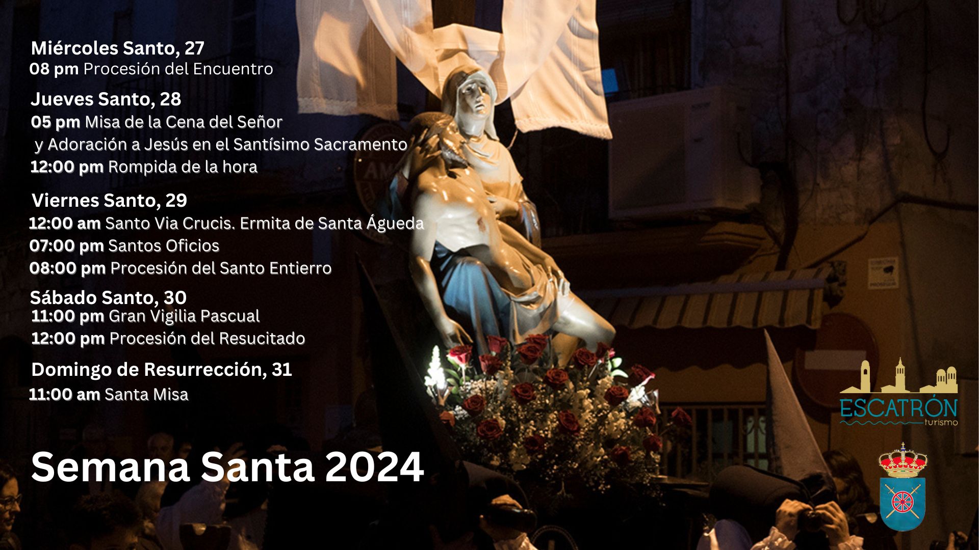 Semana Santa en Escatrón 2024 Escatrón